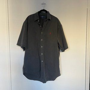 Ralph Lauren - Vintage Short Sleeve Denim Men's Button Up - XL